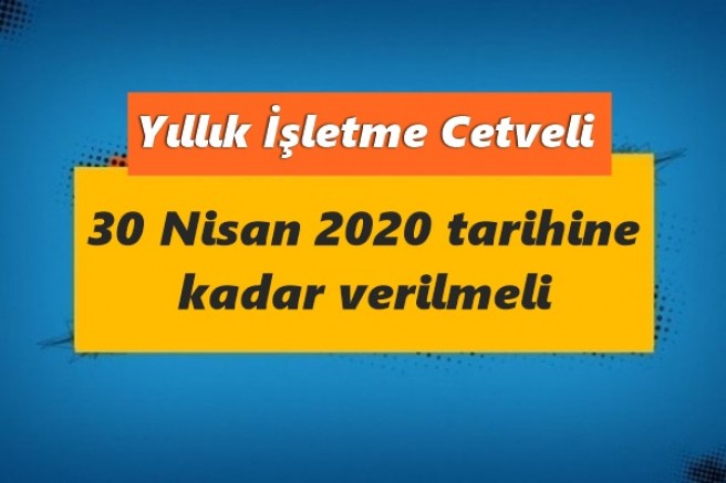 yıllık işletme cetveli  nasıl doldurulacağı hakkında  videolar  web sitemize eklenmiştir